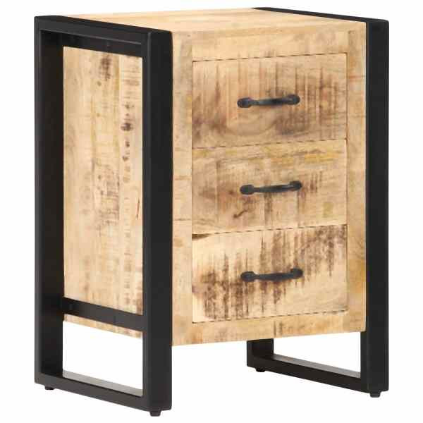 vidaXL Nachttisch 40x35x55 cm Mango Massivholz, 320229, 8720286060445