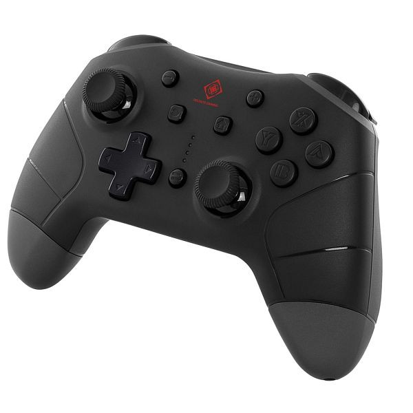 Deltaco GAMING Nintendo Switch Controller (Bluetooth, PC/Android, ABS-Kunststoff, Gamepad-Steuerung, 3D-Joysticks), GAM-103