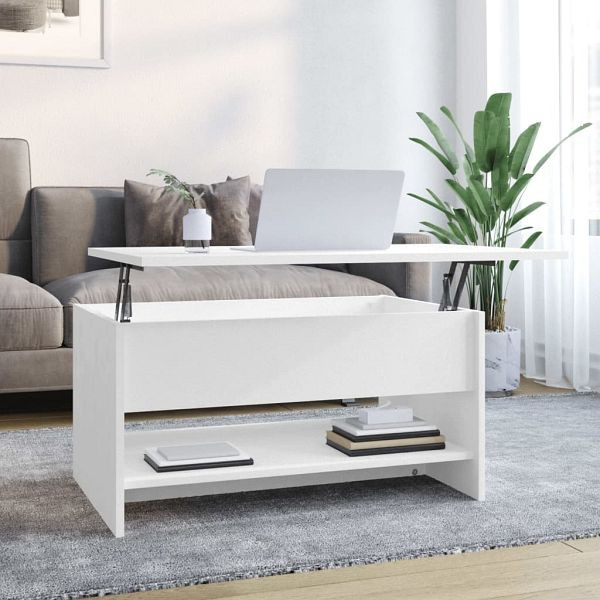 vidaXL Couchtisch Weiß 80x50x40 cm Holzwerkstoff, 809656