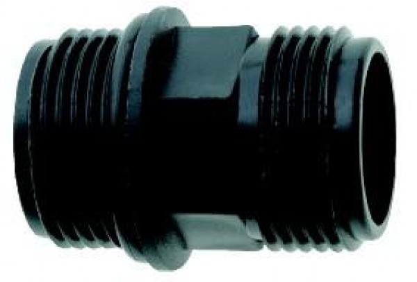 GEKA Gewindenippel PP, 2 x AG G 1" mit O-Ring, 54.1023