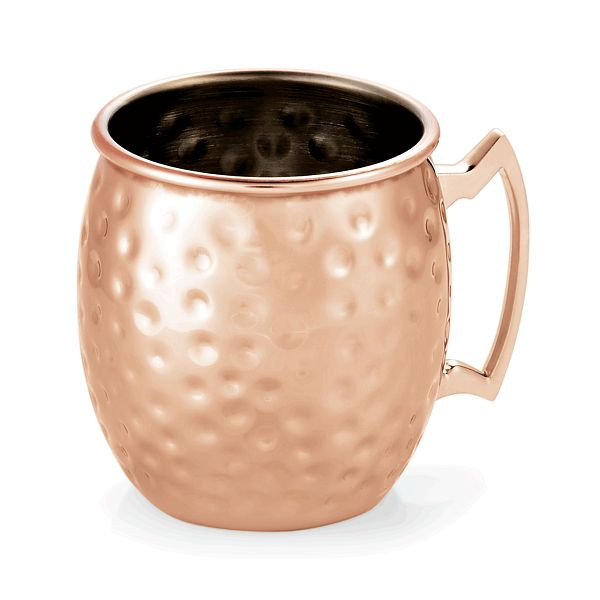 WAS Moscow Mule Becher, 0,414 Liter, gehämmert, verkupfert, 2030414