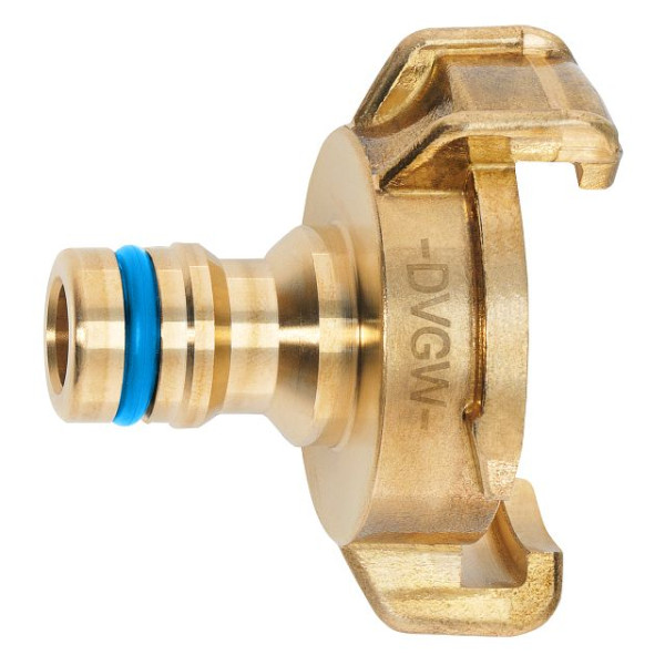 GEKA plus Stecksystem-Übergangsstück Trinkwasser mit Klaue und Stecker MS DVGW BF Karte, VE: 5 Stück, 46.1991.8