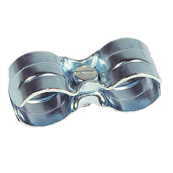 Schweißkraft Doppelschlauchklemme Stahl 16/16 mm, VE: 10 Stück, 1701023