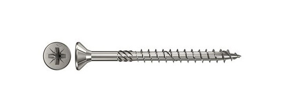 Fischer Power-Fast 6,0x60 Senkkopf A2 Teilgewinde PZ, VE: 100 Stück, 657244