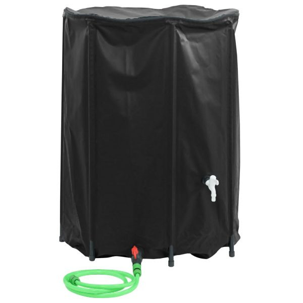 vidaXL Wassertank mit Wasserhahn Faltbar 1350 L PVC, 156007