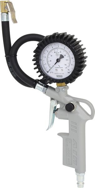 KS Tools Geeichter Druckluft-Reifenfüllmesser, 0-10 bar, 515.1960