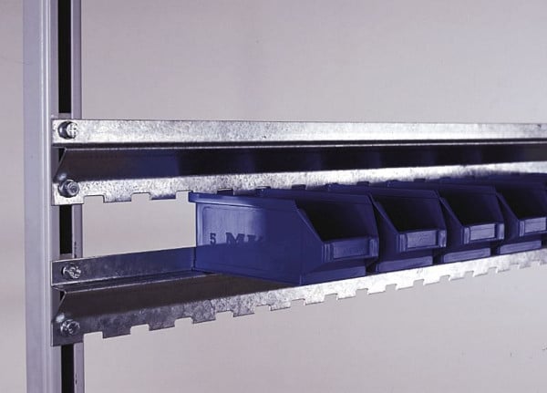 KLW Aufhängeschiene, verzinkt, für Ordnungskästen 1990 mm lang, ABC-WRAUZ-2000