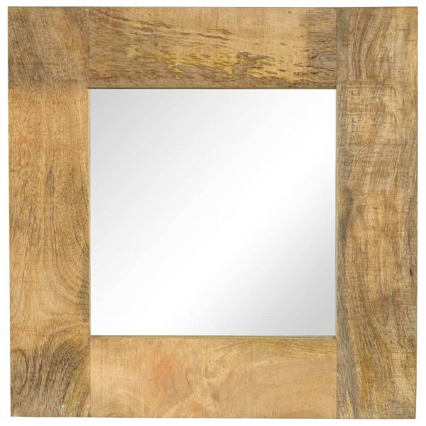 vidaXL Spiegel Mangoholz Massiv 50 x 50 cm, 246301, 8718475602033