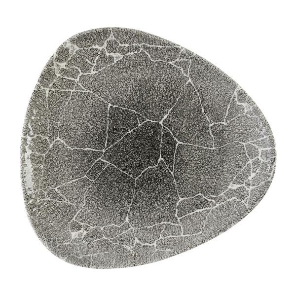 Churchill Studio Prints Kintsugi Quartz Schwarze Dreiecksplatte, 265 mm, (12 Stück), DX810