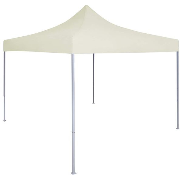 vidaXL Party-Zelt Creme 200 x 200 x 315 cm Oxford-Stoff, 42023508