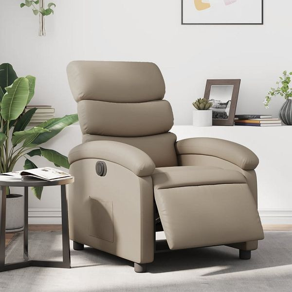 vidaXL Relaxsessel Elektrisch Cappuccino-Braun Kunstleder, 3204032