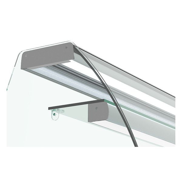 Vaiotec Zwischenglasablage inkl. Beleuchtung 100 Serie TOPLINE, 30,4x53,7x14 cm, 11007