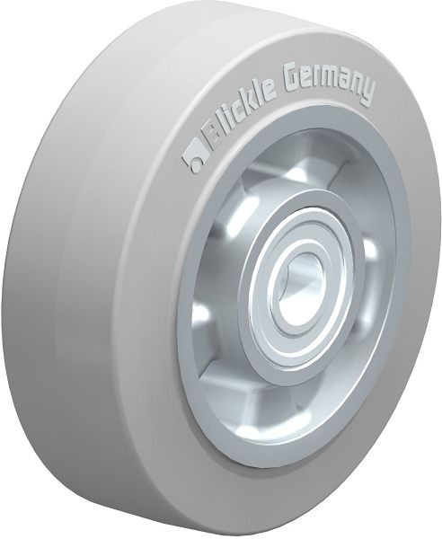 Blickle ALEV 150/20K-SG Rad aus Elastik-Vollgummi, Grau, 615583