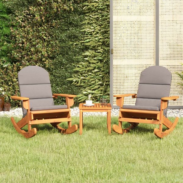 vidaXL 3-teilig Garten-Lounge-Set Adirondack Massivholz Akazie, 3152129