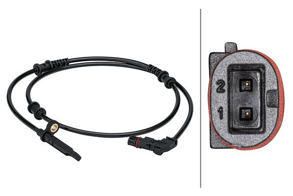 HELLA Sensor, Raddrehzahl, 2-polig, Kabel: 1010mm, 6PU 012 679-481