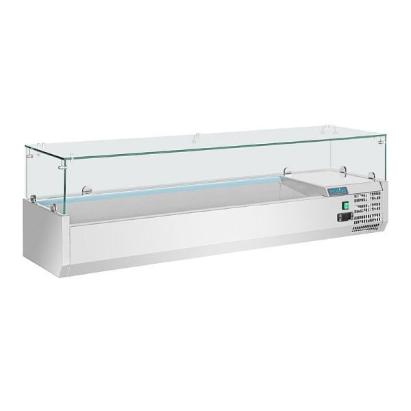 Polar Aufsatzkühlvitrine für 5x GN1/3 und 1x GN1/2, GD876