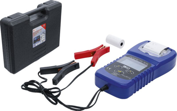 BGS Digitaler Batterie- und Ladesystem-Tester, mit Drucker, 2133