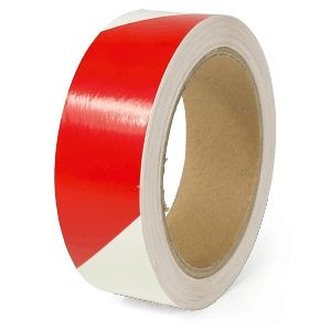 Moedel Warnmarkierung linksweisend, Folie, langnachleuchtend/rot, 160-mcd, 30mm x 16m, 55058