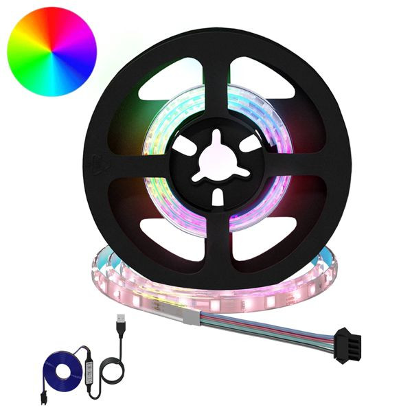 vidaXL LED Streifen 12-teilig Schwarz und Transparent 450 mm, 3429097