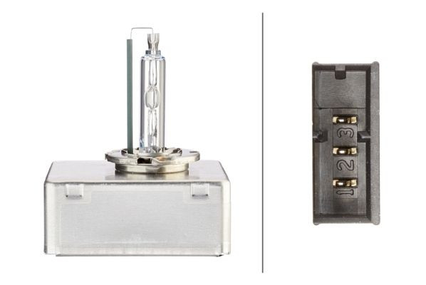 HELLA Glühlampe - D5S - Xenon up to 4300 Kelvin - 12V - 25W - Schachtel, 8GS 007 949-531