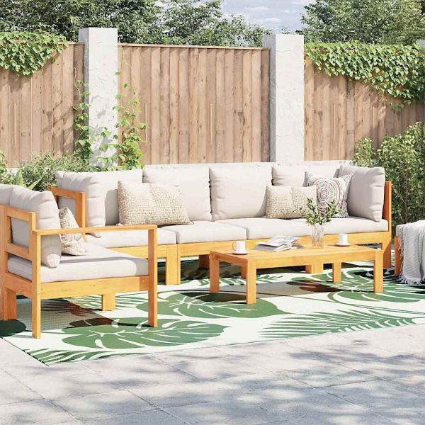 vidaXL Outdoor Teppich Blatt 300 x 400 cm PP, 42003534