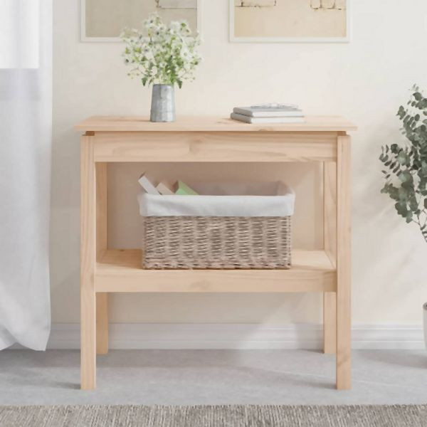 vidaXL Konsolentisch 80x40x75 cm Massivholz Kiefer, 814304