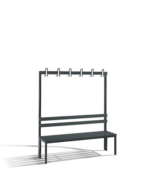 C+P Garderobenbank einseitig Basic, H1650xB1500xT400mm, 8051-100 S10065