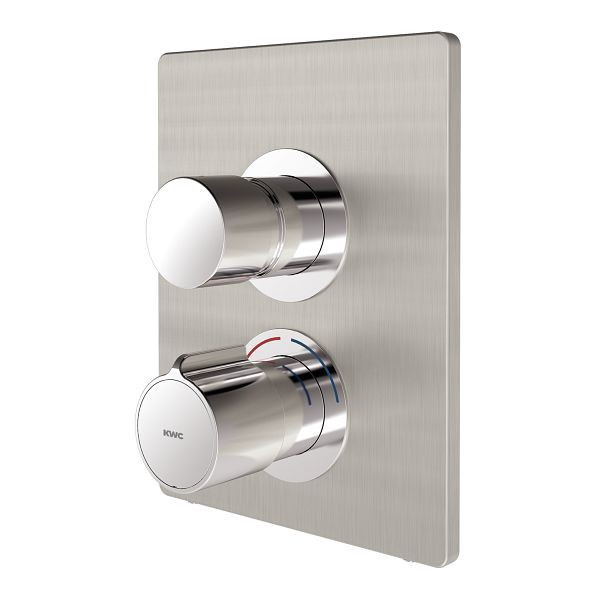 KWC Duscharmatur, F5, hydraulisch, Thermostat, UP, F-Set, Hygieneoption, 2xBypass, ABE, 2030067163