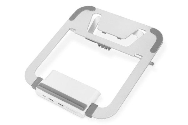 DIGITUS Variabler Notebook-Ständer mit integrierter USB-C Docking Station, 8-Port, DA-90408
