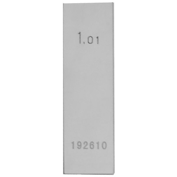 STEINLE Einzel Parallel Endmaß Stahl 1,01 mm, DIN EN ISO 3650 mit Toleranzklasse: 1, 42020013