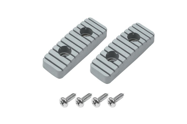 HYMER Gummianlegerset für Sprossen- und Stufenleitern, für Holmgröße 60 - 100 mm, 0054012