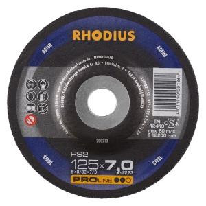 Rhodius PROline RS2 Schruppscheibe, Durchmesser [mm]: 76, Stärke [mm]: 6, Bohrung [mm]: 10, VE: 25 Stück, 302038