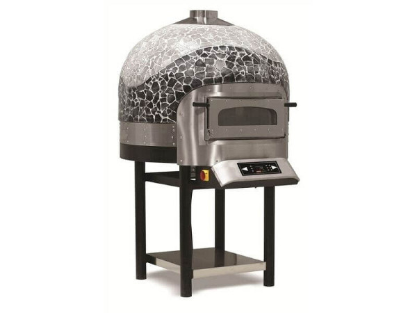 SGS Gastro Kuppel Elektro Steinpizzaofen - Rotierend Elektro - 6 x 30 cm - Touchpanel, SPO01DBB