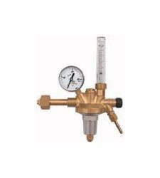 Riegler Flaschendruckregler, Flaschendruck 200 bar, für nicht brennbare Gase, mit Flowmeter, 101282