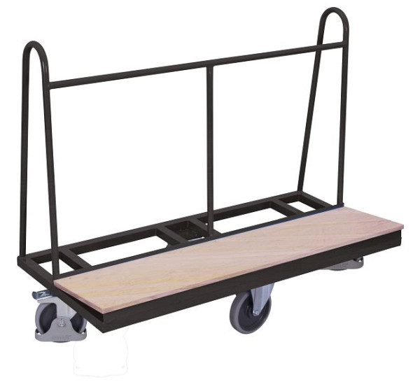 VARIOfit Plattenwagen mit rhombischer Rollenanordnung, Ladefläche: 1.500 x 370, RAL 7016 anthrazitgrau, pl-150.011/AG