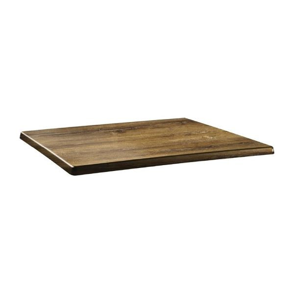 Topalit Classic Line rechteckige Tischplatte Atacama Kirschenholz 120 x 80cm, DR934