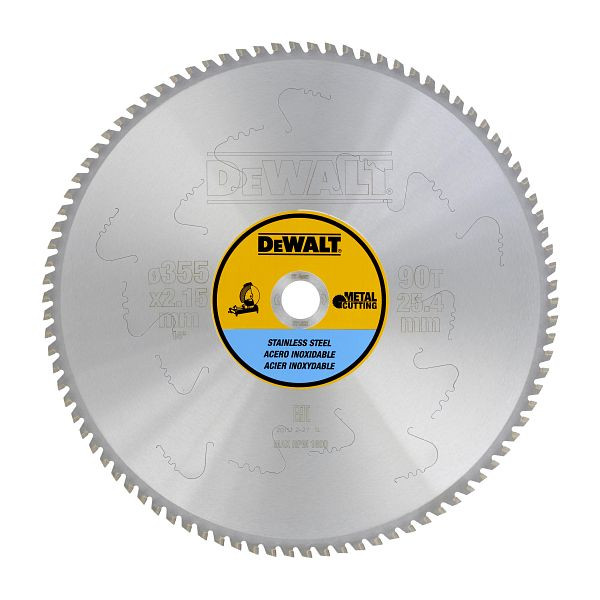 DeWalt Kreissägeblatt stationär 355/25, 4mm 90TFZ, DT1922-QZ