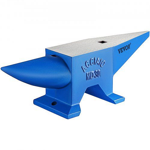 VEVOR Amboss 30 KG (66 LBS) Schmiede-Amboss für Schmiede Doppeltes Horn aus Stahl Schmiedwerkzeug robust, 30KGGZ00000000001V0