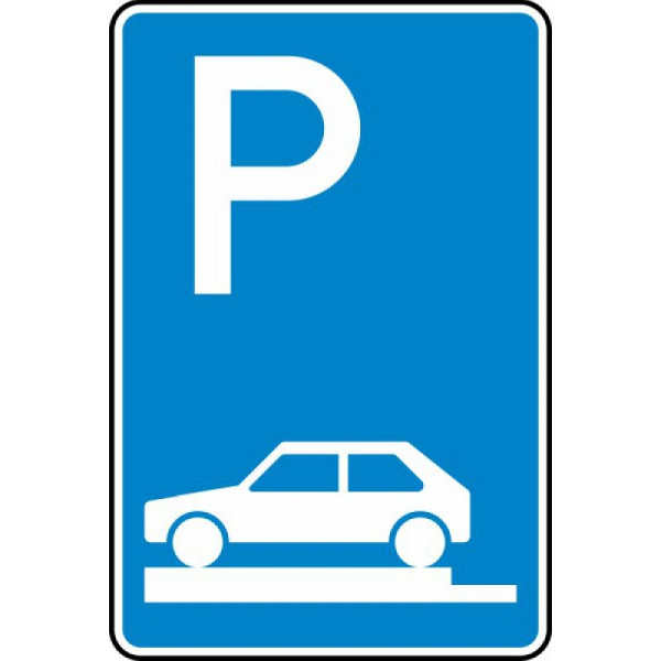 Stein HGS Parken auf Gehwegen ganz quer zur Fahrtrichtung links Nr. 315-80, 600 x 900 mm, RA2, Alform, 315-80-222