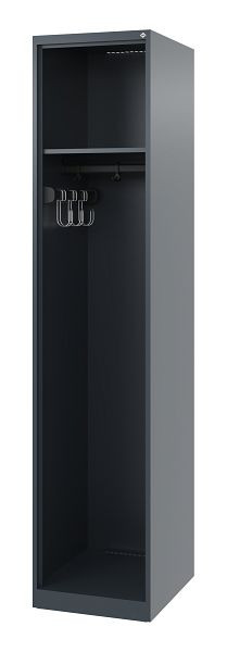 C+P Feuerwehrspind Evolo, Modell EXPERT, 1 Abteil, H1850B400T500 mm, Anthrazit, 0491015-12 S10001