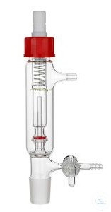 Rettberg Überdruck- / Rückschlagventil, Kern NS 14,5/23, mit seitlichem Glashahn 3 mm Bohrung, Borosilikatglas 3.3, 107000090