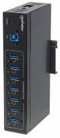 Produktbild von MANHATTAN 7-Port USB 3.0 Hub für Industrieanwendungen, 164405 MANHATTAN 7-Port USB 3.0 Hub für Industrieanwendungen, 164405