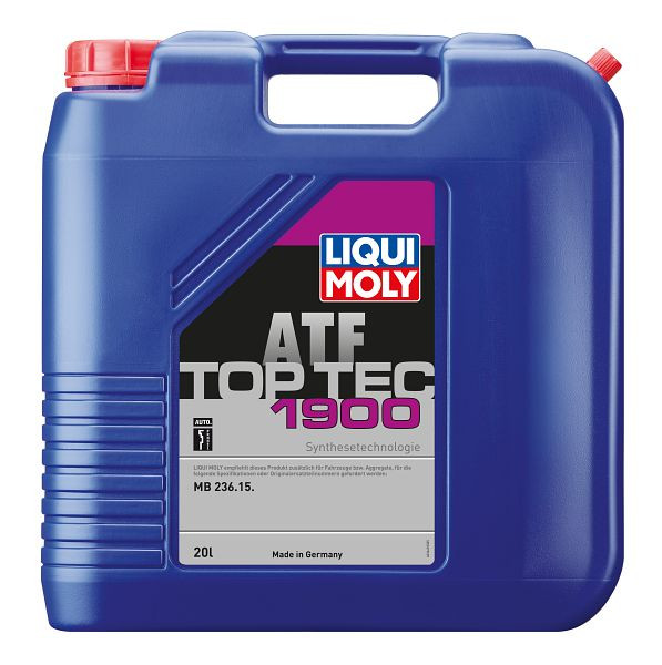 LIQUI MOLY Getriebeöl Top Tec ATF 1900, Kanister Kunststoff, VE: 20 Liter, 3649