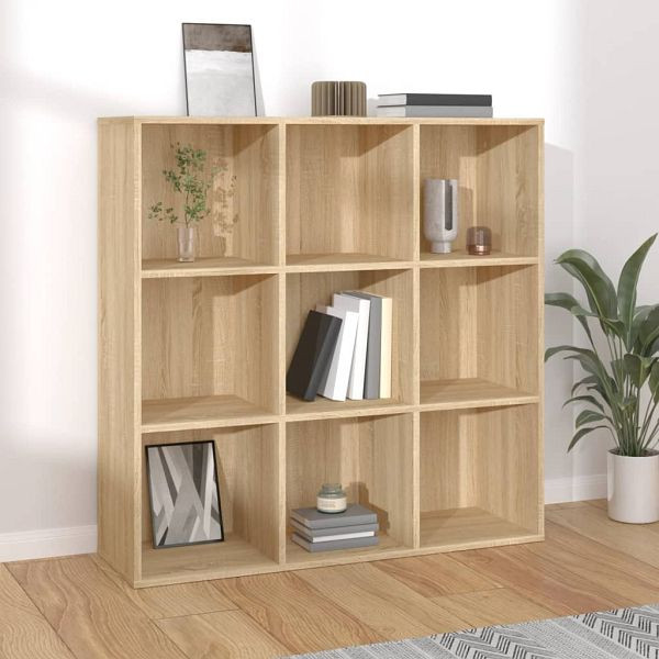 vidaXL Bücherregal Sonoma-Eiche 98x29x97,5 cm Holzwerkstoff, 801128