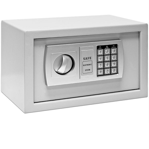 DEUBA Elektrischer Möbeltresor 31x20x20cm 3,2mm Tür inkl Batterien, 100126