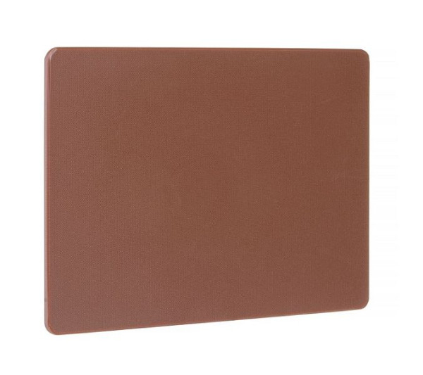Hendi Schneidbrett, braun 600x400x15 mm LDPE, 827147