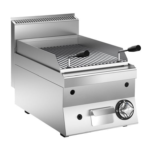 Mareno M1-600 Lavasteingrill 40cm, Außenmaße: 400(B)x650(T)x295(H)mm, 161.080