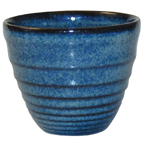 Churchill "Bit on the Side"-Becher, blau, mit geripptem Chip, 284 ml, (12 Stück), DL412