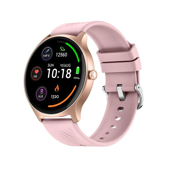 Denver Smartwatch, rosa, 1.43 AMOLED Full Touch 466x466 Bildschirm, SWC-387RO