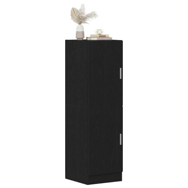 vidaXL Küchenschrank Schwarz 38x41,5x131,5 cm Holzwerkstoff, 860113